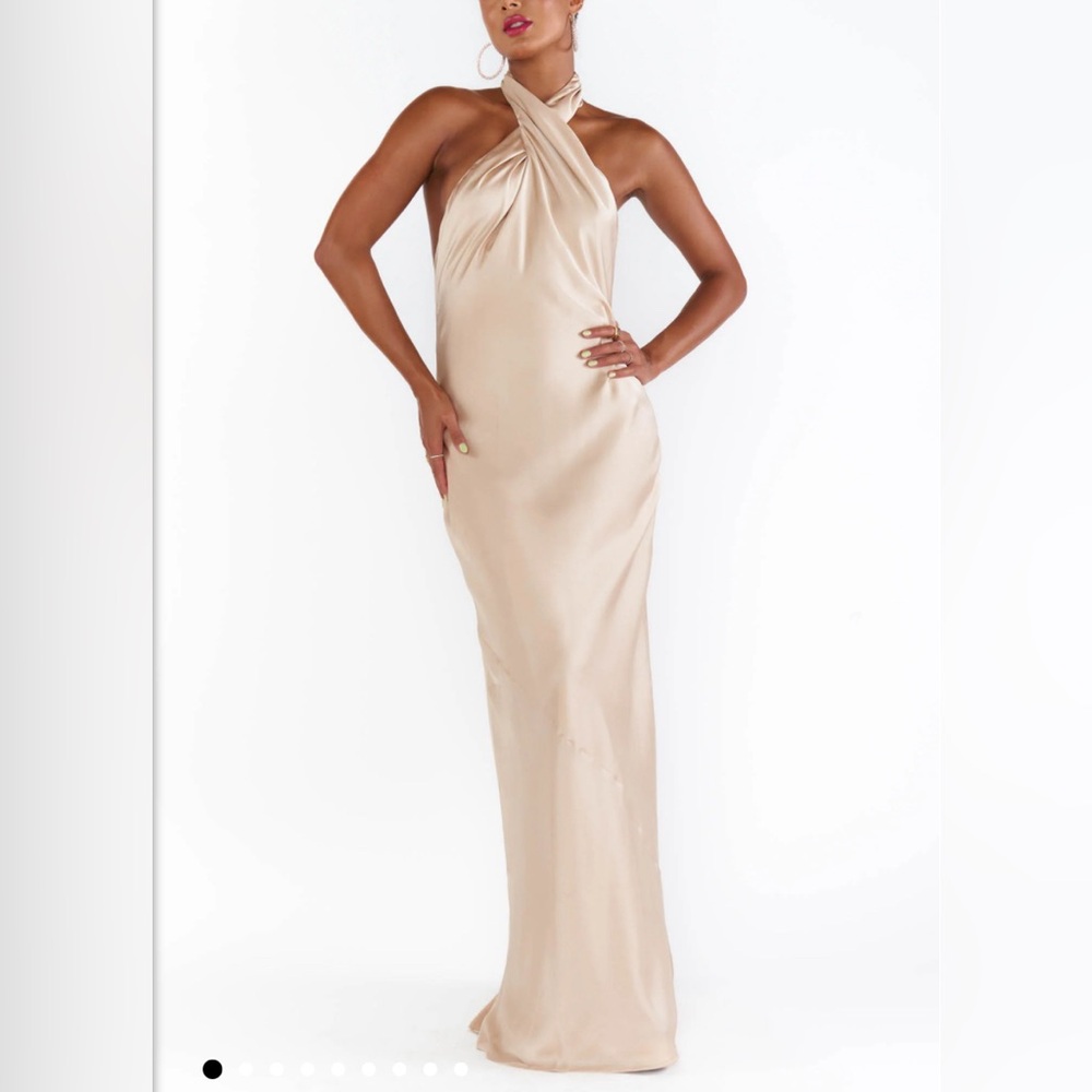 Show Me Your Mumu Jasmine Halter Maxi Dress